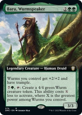 Image for Baru, Wurmspeaker (Extended Art) (76) (Commander: Dominaria United) - Magic: The Gathering