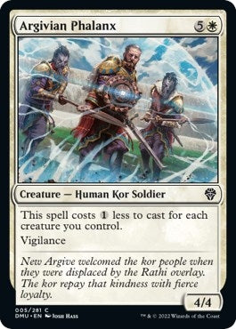 Image for Argivian Phalanx (5) (Dominaria United) - Magic: The Gathering
