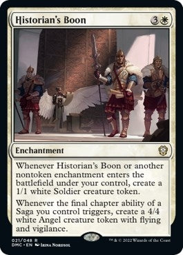 Image for Historian's Boon (21) (Commander: Dominaria United) - Magic: The Gathering