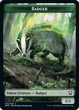 Image for Badger Token (15) (Commander: Dominaria United) - Magic: The Gathering