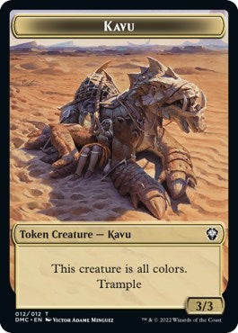 Image for Kavu // Bear Double-Sided Token (12 // 7) (Commander: Dominaria United) - Magic: The Gathering
