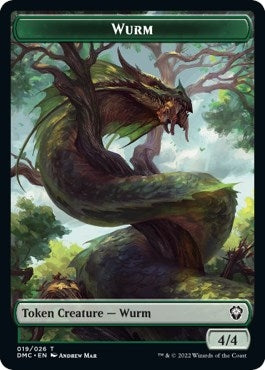 Image for Wurm Token (19) (Commander: Dominaria United) - Magic: The Gathering