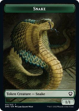 Image for Snake // Egg Double-Sided Token (11 // 8) (Commander: Dominaria United) - Magic: The Gathering
