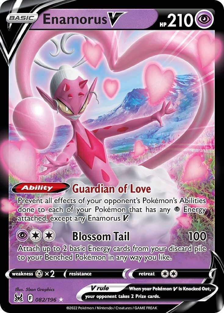 Image for Enamorus V (082/196) (SWSH11: Lost Origin) - Pokemon