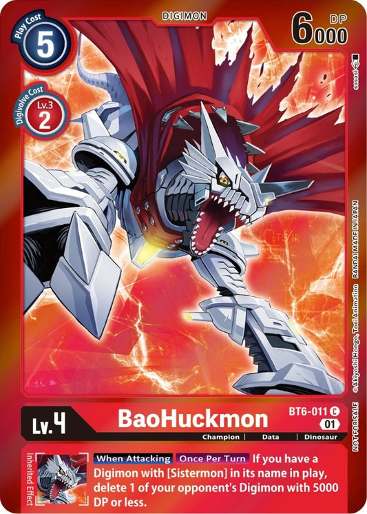 Image for BaoHuckmon (Event Pack 3) (BT6-011 C) (Double Diamond) - Digimon Card Game