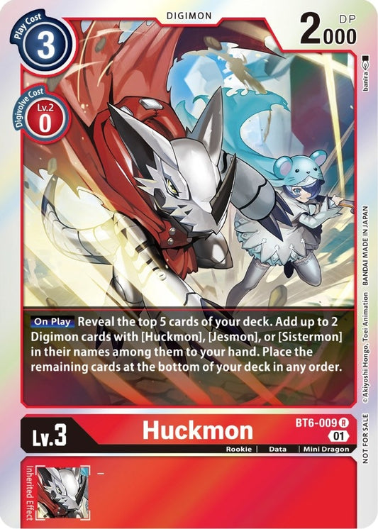 Image for Huckmon (Event Pack 3) (BT6-009 R) (Double Diamond) - Digimon Card Game
