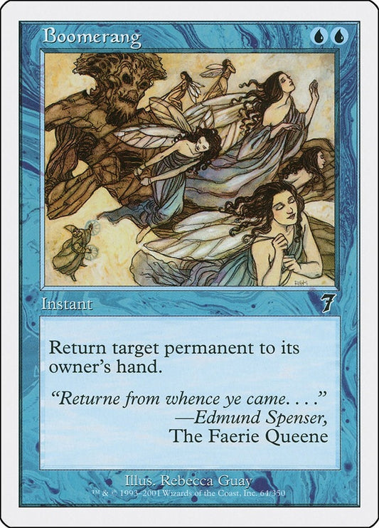 Image for Boomerang (64) (7th Edition) - Magic: The Gathering