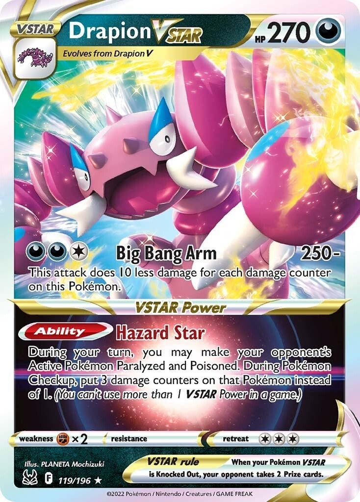Image for Drapion VSTAR (119/196) (SWSH11: Lost Origin) - Pokemon