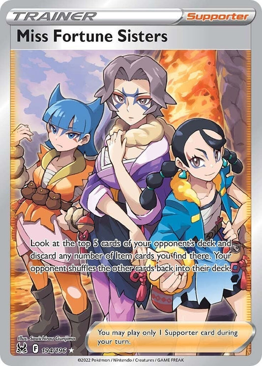 Image for Miss Fortune Sisters (Full Art) (194/196) (SWSH11: Lost Origin) - Pokemon