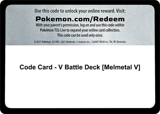 Image for Code Card - V Battle Deck [Melmetal V] (Pokemon GO) - Pokemon