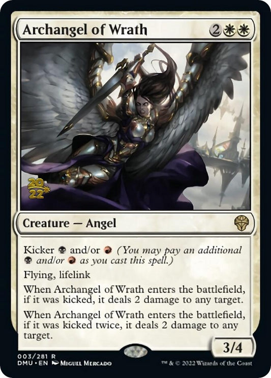 Image for Archangel of Wrath (3) (Prerelease Cards) - Magic: The Gathering