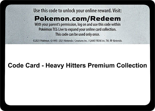 Image for Code Card - Heavy Hitters Premium Collection (SWSH10: Astral Radiance) - Pokemon