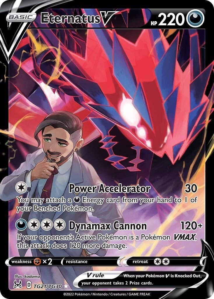 Image for Eternatus V (TG21/TG30) (SWSH11: Lost Origin Trainer Gallery) - Pokemon