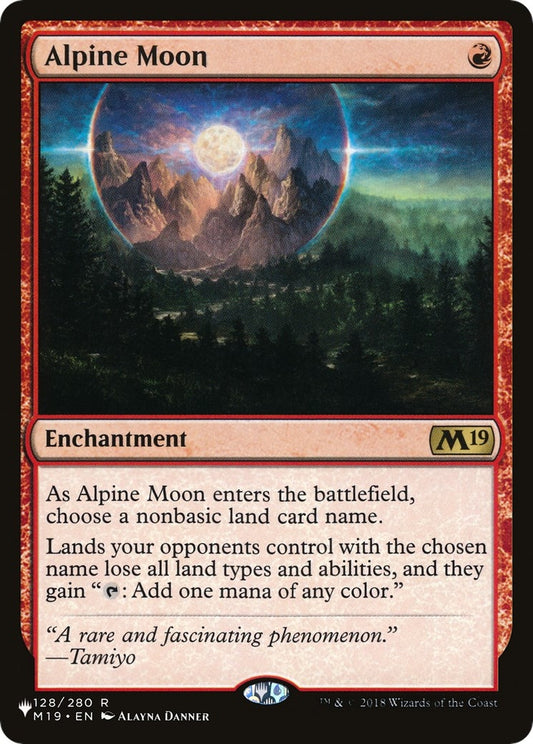 Image for Alpine Moon (128/280) (The List Reprints) - Magic: The Gathering
