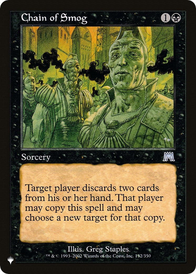 Image for Chain of Smog (132/350) (The List Reprints) - Magic: The Gathering