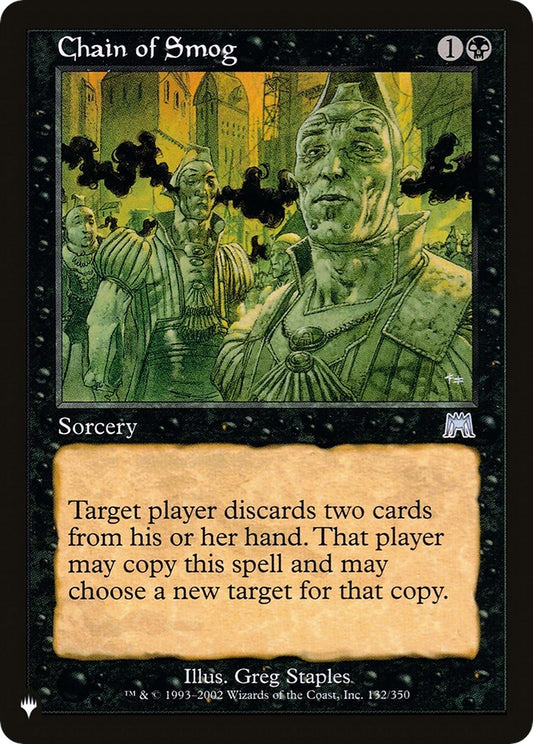 Image for Chain of Smog (132/350) (The List Reprints) - Magic: The Gathering