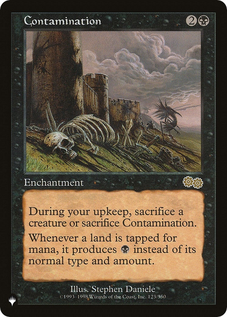 Image for Contamination (123/350) (The List Reprints) - Magic: The Gathering
