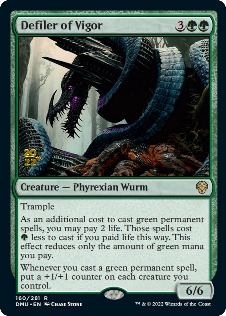 Image for Defiler of Vigor (160) (Prerelease Cards) - Magic: The Gathering