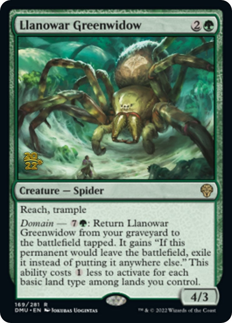 Image for Llanowar Greenwidow (169) (Prerelease Cards) - Magic: The Gathering