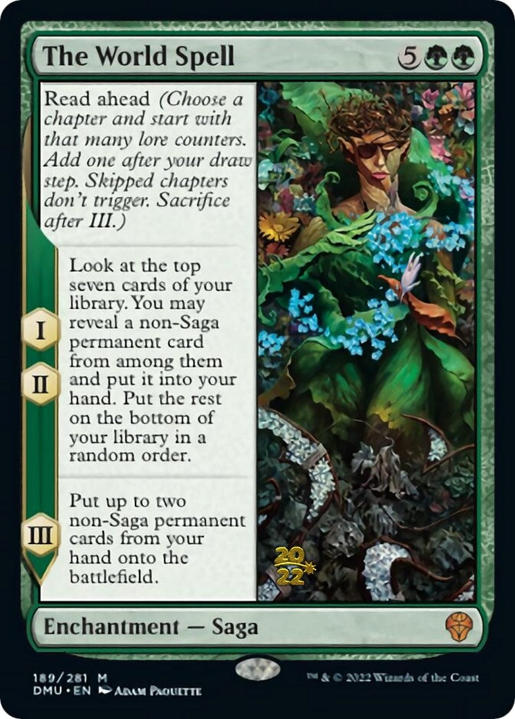 Image for The World Spell (189) (Prerelease Cards) - Magic: The Gathering