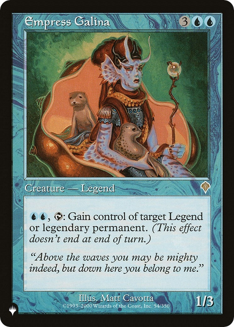 Image for Empress Galina (54/350) (The List Reprints) - Magic: The Gathering