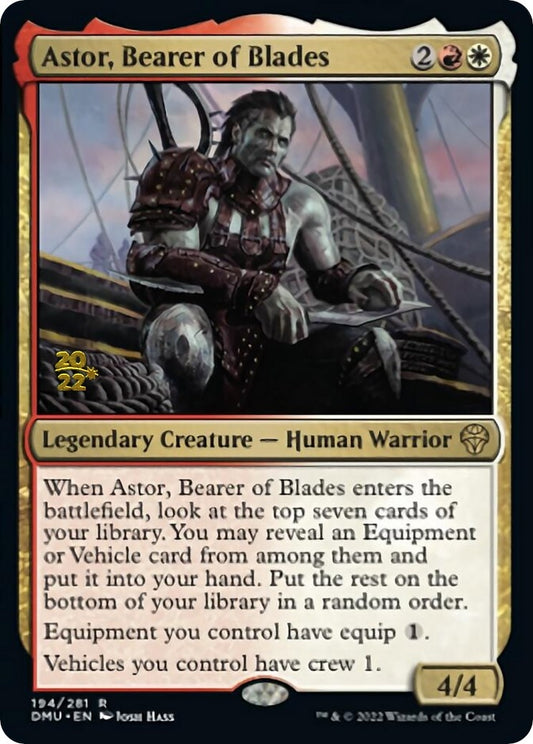 Image for Astor, Bearer of Blades (194) (Prerelease Cards) - Magic: The Gathering