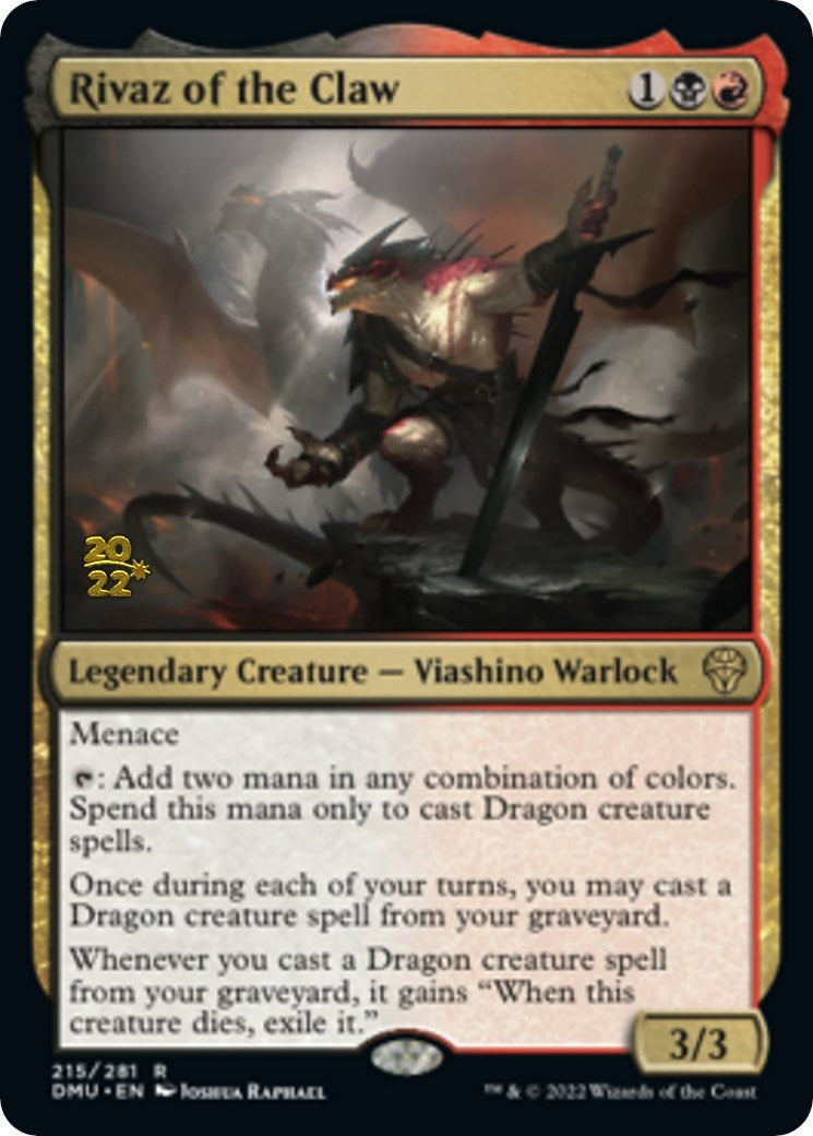 Image for Rivaz of the Claw (215) (Prerelease Cards) - Magic: The Gathering