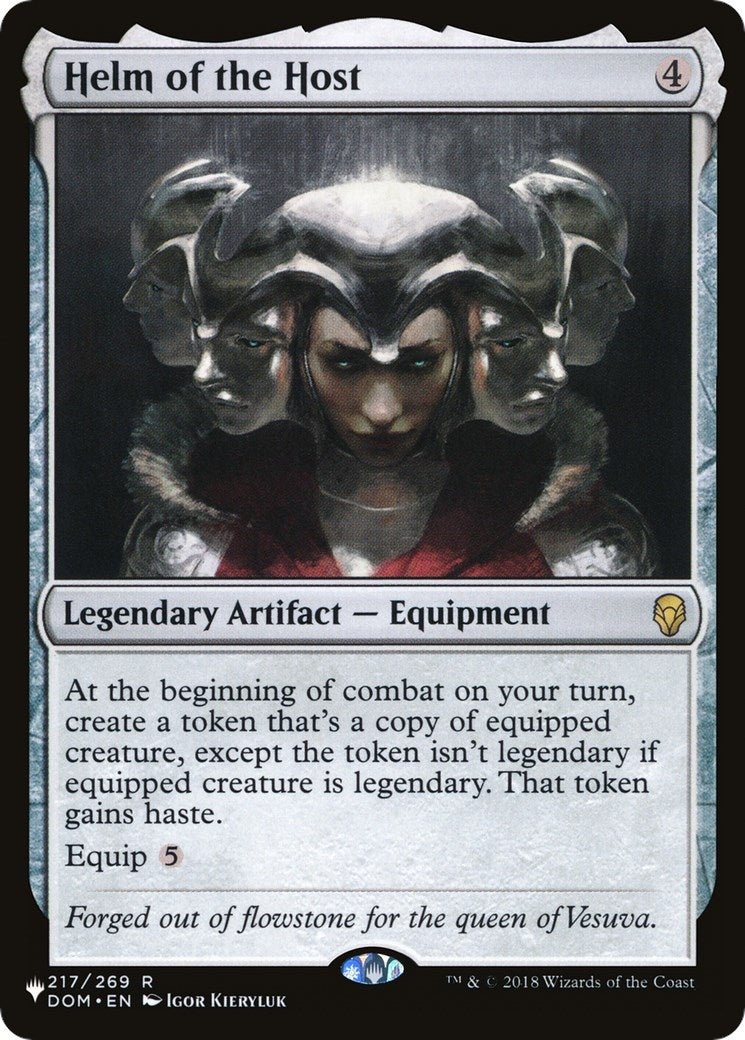 Image for Helm of the Host (217/269) (The List Reprints) - Magic: The Gathering