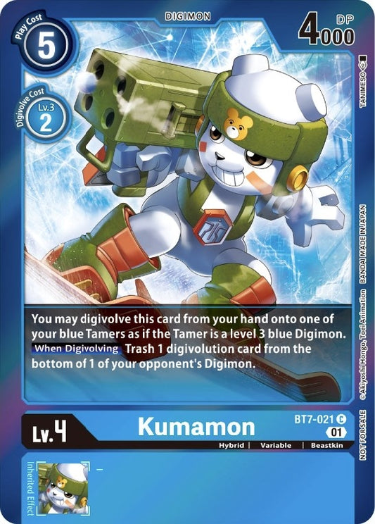 Image for Kumamon (Event Pack 3) (BT7-021 C) (Next Adventure) - Digimon Card Game
