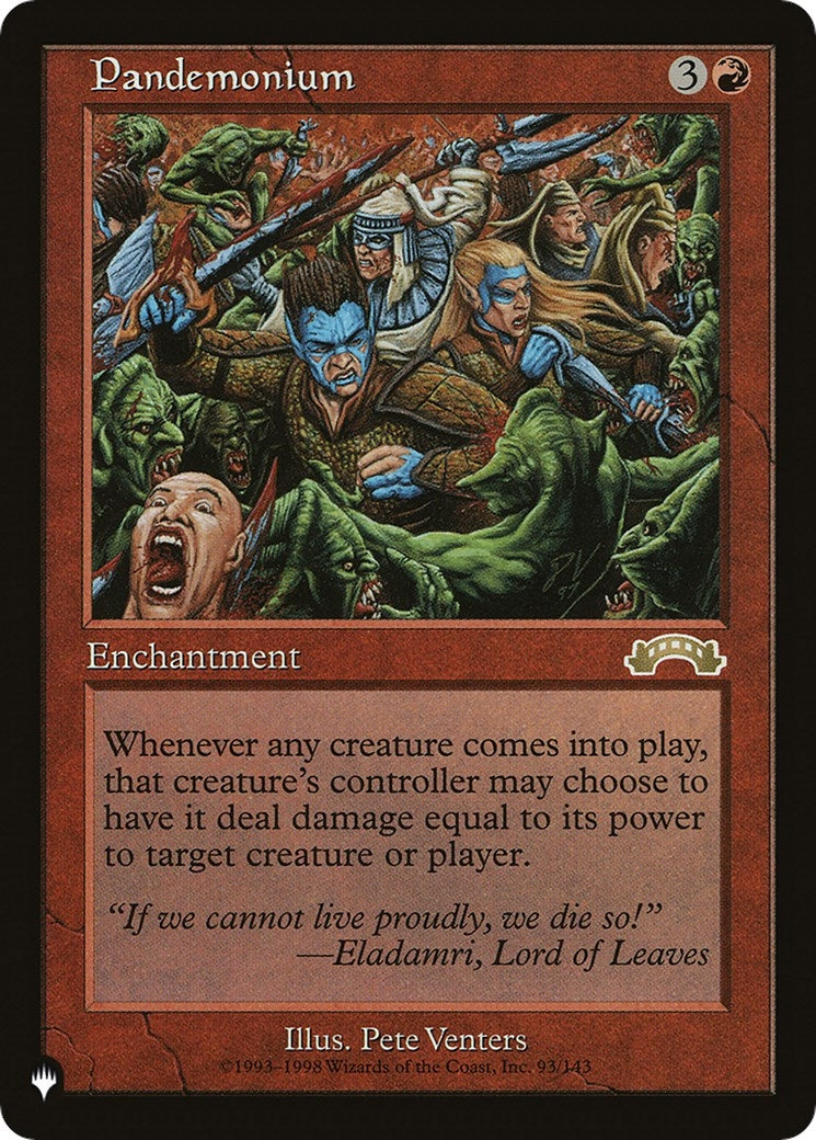 Image for Pandemonium (EXO) (93/143) (The List Reprints) - Magic: The Gathering