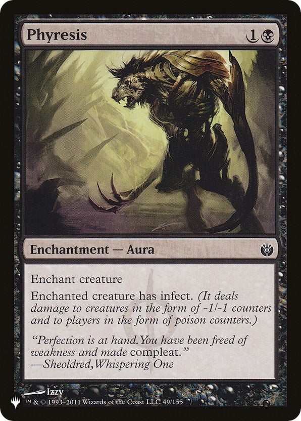 Image for Phyresis (49/155) (The List Reprints) - Magic: The Gathering