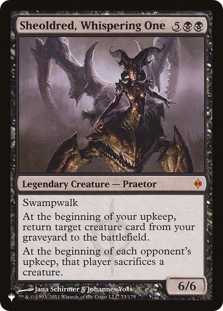 Image for Sheoldred, Whispering One (73/175) (The List Reprints) - Magic: The Gathering