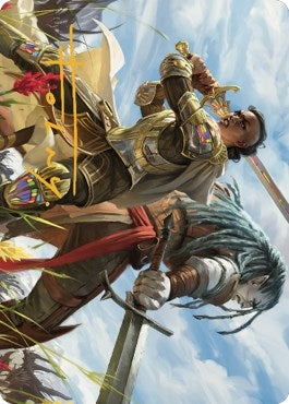 Image for Join Forces Art Card (Gold-Stamped Signature) (9) (Art Series: Dominaria United) - Magic: The Gathering