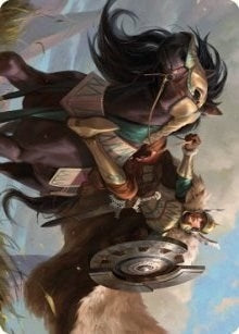 Image for Knight of Dawn's Light Art Card (10) (Art Series: Dominaria United) - Magic: The Gathering