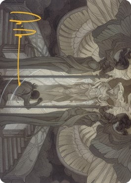 Image for Prayer of Binding Art Card (Gold-Stamped Signature) (12) (Art Series: Dominaria United) - Magic: The Gathering