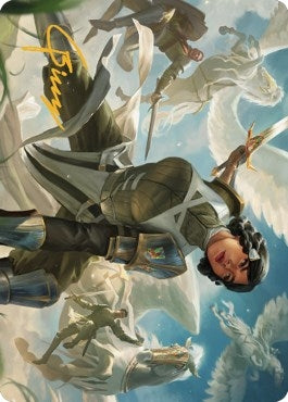 Image for Resolute Reinforcements Art Card (Gold-Stamped Signature) (13) (Art Series: Dominaria United) - Magic: The Gathering