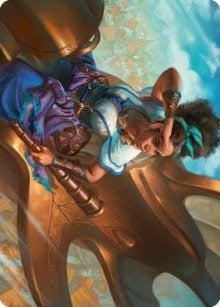 Image for Talas Lookout Art Card (17) (Art Series: Dominaria United) - Magic: The Gathering
