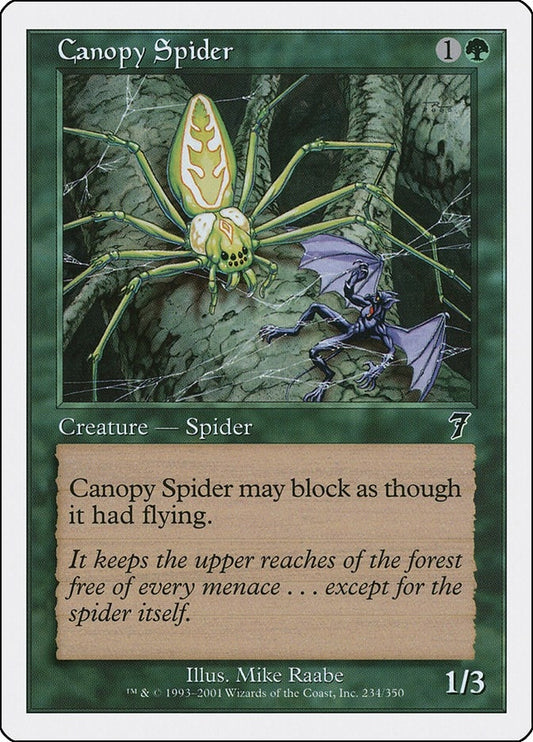 Image for Canopy Spider (234) (7th Edition) - Magic: The Gathering