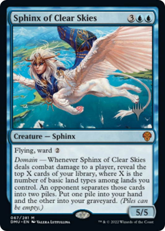 Image for Sphinx of Clear Skies (67) (Promo Pack: Dominaria United) - Magic: The Gathering
