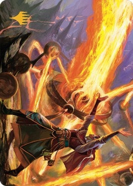 Image for Ghitu Amplifier Art Card (Gold-Stamped Signature) (32) (Art Series: Dominaria United) - Magic: The Gathering