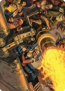 Image for Mana Cannons Art Card (Gold-Stamped Signature) (36) (Art Series: Dominaria United) - Magic: The Gathering
