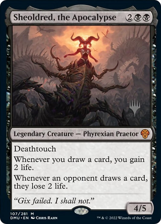 Image for Sheoldred, the Apocalypse (107) (Promo Pack: Dominaria United) - Magic: The Gathering