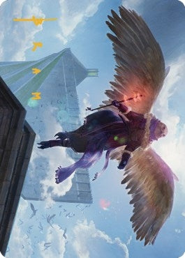 Image for Balmor, Battlemage Captain Art Card (44/81) (Gold-Stamped Signature) (44) (Art Series: Dominaria United) - Magic: The Gathering