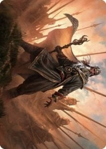 Image for Hazezon, Shaper of Sand Art Card (46) (Art Series: Dominaria United) - Magic: The Gathering