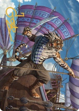 Image for Jedit Ojanen, Mercenary Art Card (Gold-Stamped Signature) (48) (Art Series: Dominaria United) - Magic: The Gathering
