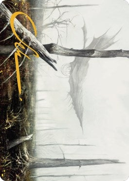 Image for Swamp Art Card (Gold-Stamped Signature) (64) (Art Series: Dominaria United) - Magic: The Gathering