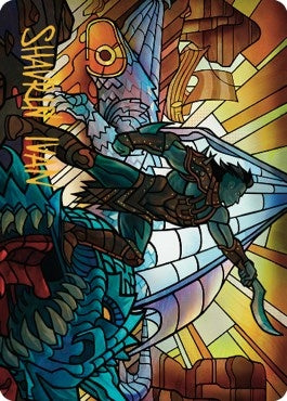 Image for Astor, Bearer of Blades Art Card (Gold-Stamped Signature) (68) (Art Series: Dominaria United) - Magic: The Gathering