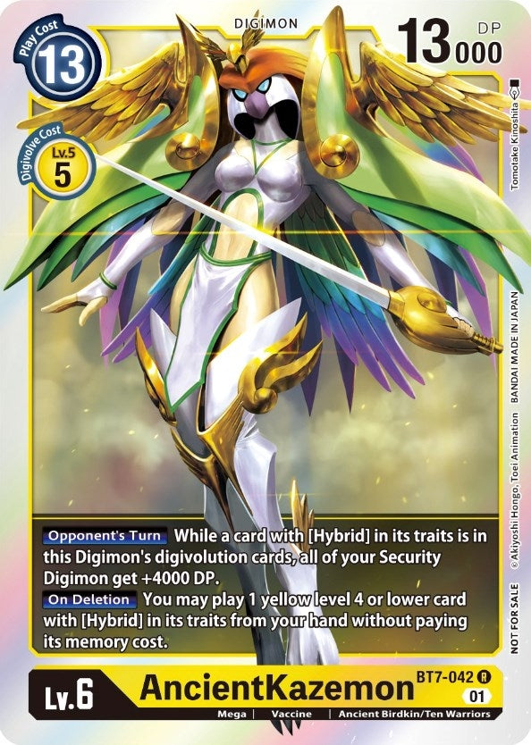 Image for AncientKazemon (Event Pack 3) (BT7-042 R) (Next Adventure) - Digimon Card Game