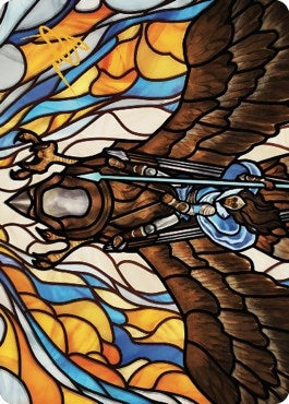 Image for Tura Kennerud, Skyknight Art Card (Gold-Stamped Signature) (79) (Art Series: Dominaria United) - Magic: The Gathering