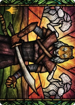 Image for Zar Ojanen, Scion of Efrava Art Card (Gold-Stamped Signature) (80) (Art Series: Dominaria United) - Magic: The Gathering
